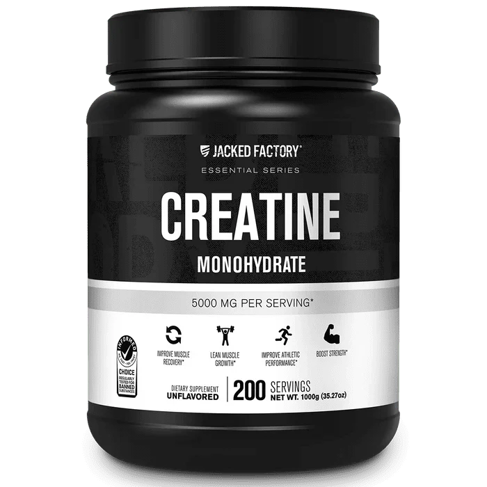 Jacked Factory Creatine Monohydrate Powder | 5g Micronized Creatine