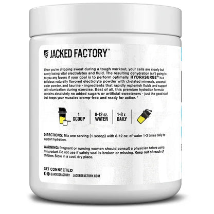 Jacked Factory HydraSurge Natural Electrolyte Powder