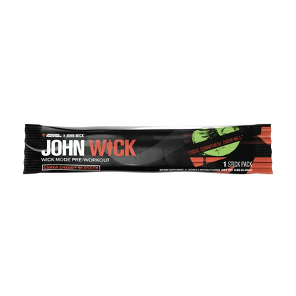 Jacked Factory X John Wick - Wick Mode Pre-Workout Stick Packs