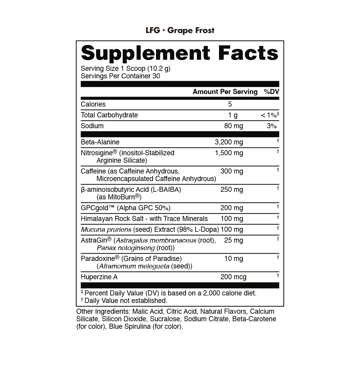 Bucked Up LFG Burn Thermogenic Pre-Workout