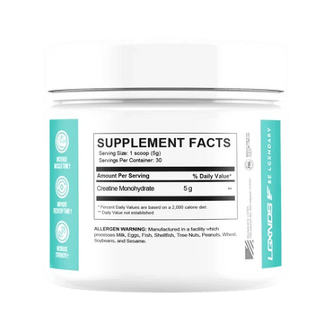 LGXNDS 100% Pure Creatine Monohydrate 30 Servings
