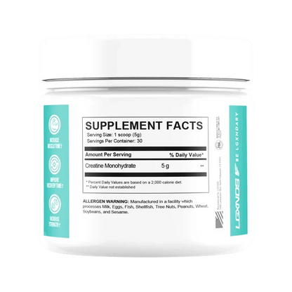 LGXNDS 100% Pure Creatine Monohydrate 30 Servings
