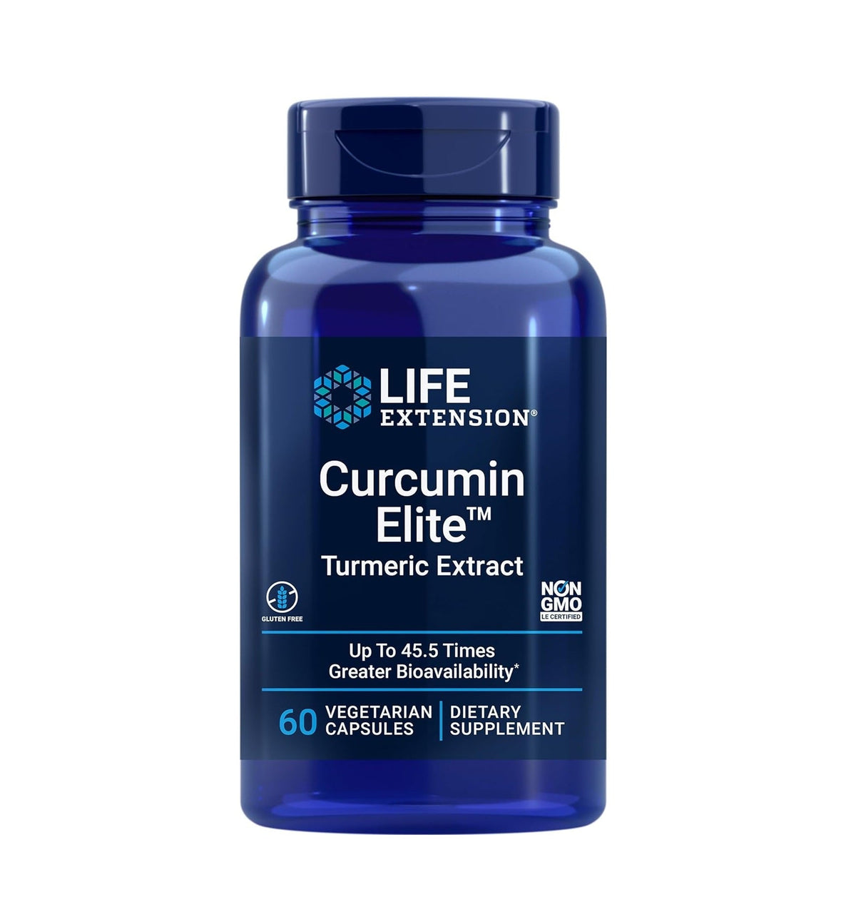 Life Extension Curcumin Elite Turmeric Extract 60 Veg Caps
