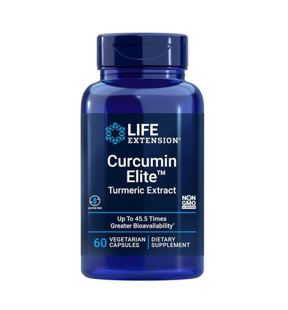 Life Extension Curcumin Elite Turmeric Extract 60 Veg Caps