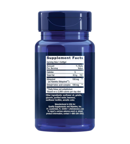 Life Extension Super Ubiquinol CoQ10 with Enhanced Mitochondrial Support