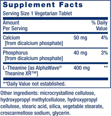 Life Extension Theanine XR™ Stress Relief