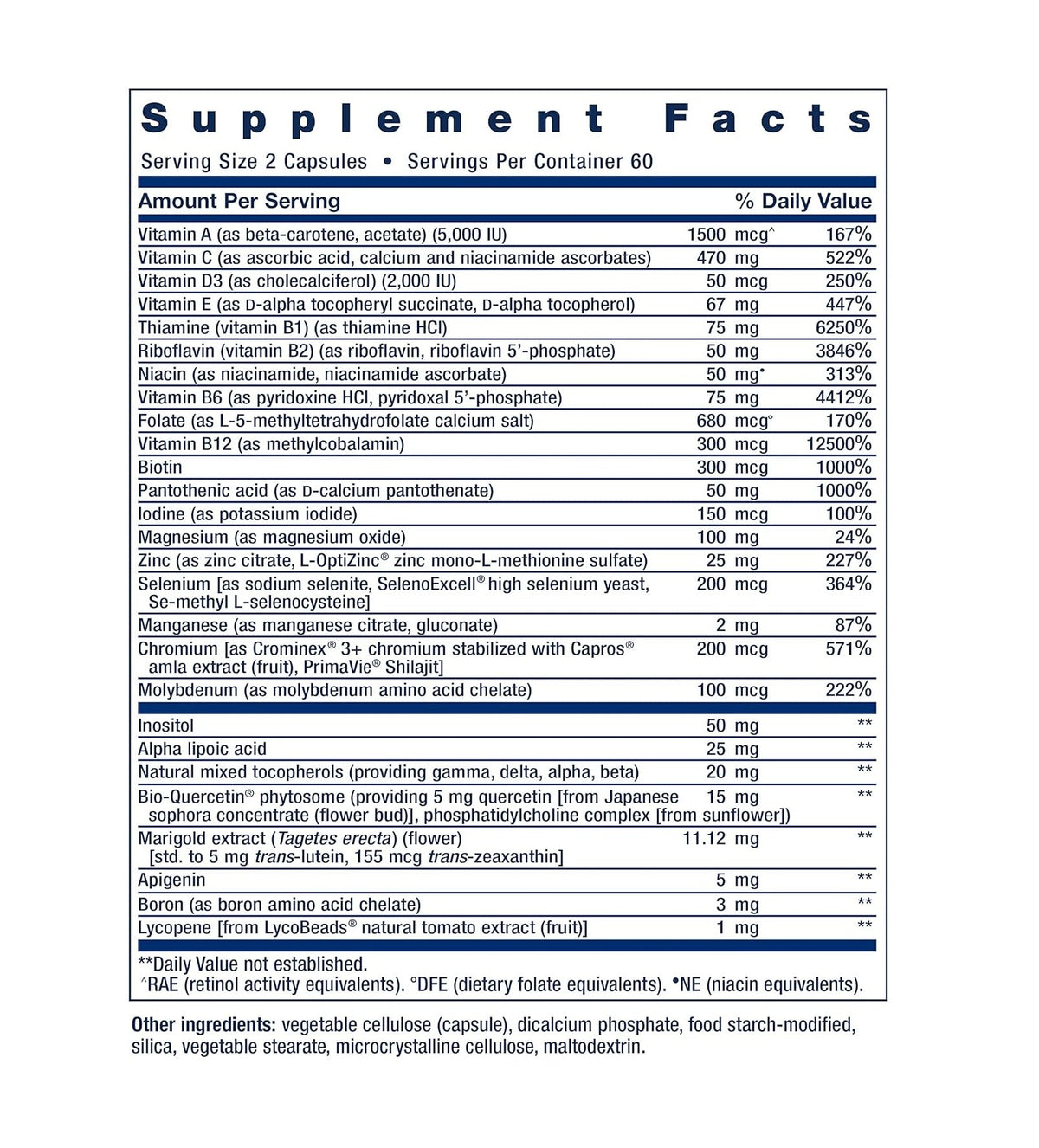 Life Extension Two Per Day Multivitamins
