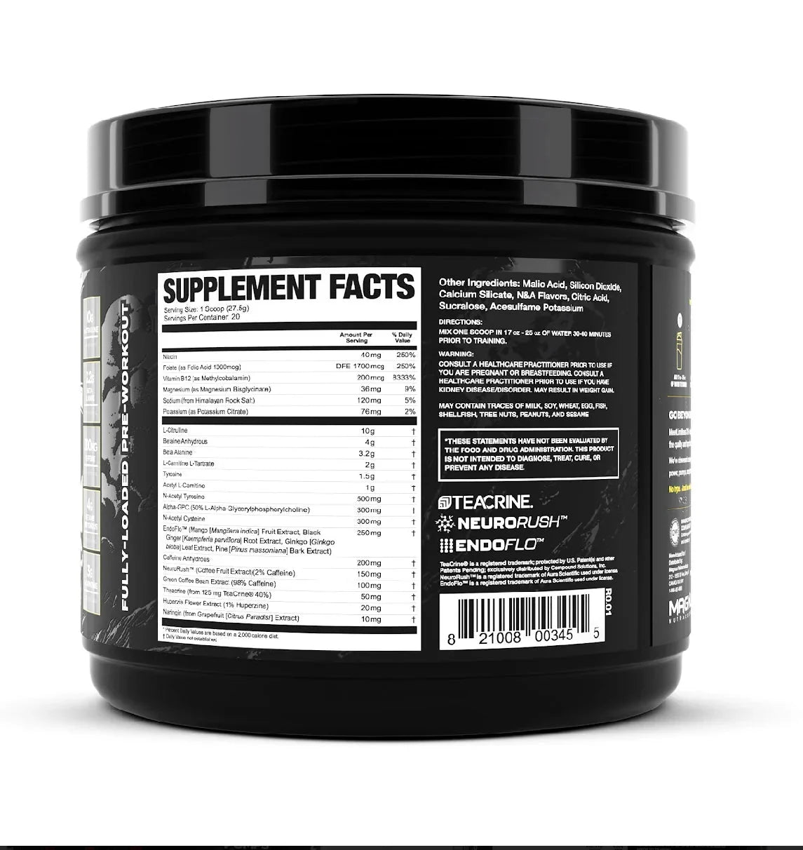 Limitless X 16 Fully Loaded Pre Workout