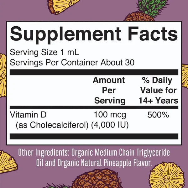 Mary Ruth's Organic Megadose D3 Liquid Drops