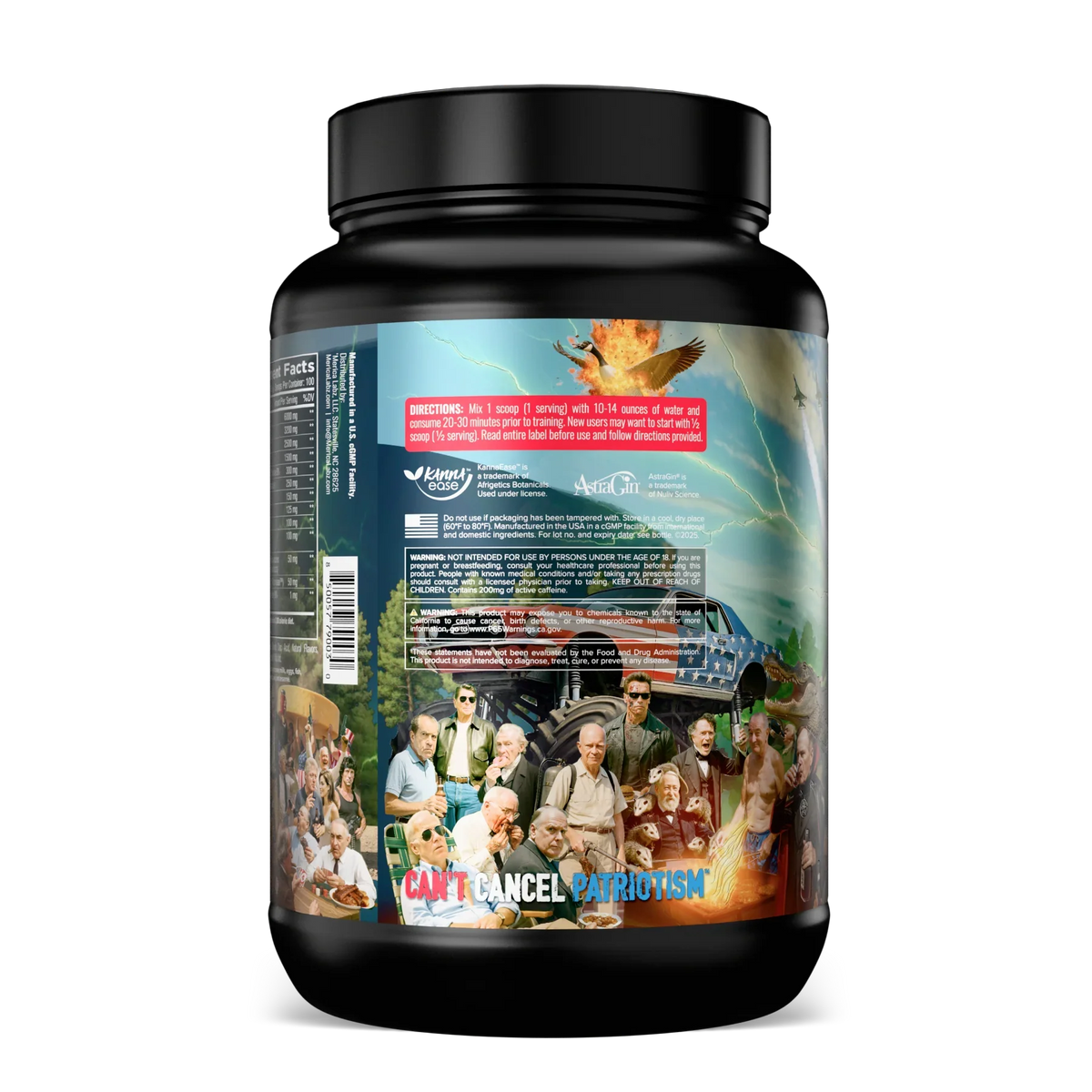 Merica Labz 1776 - Biggest Pre Workout 100 Servings