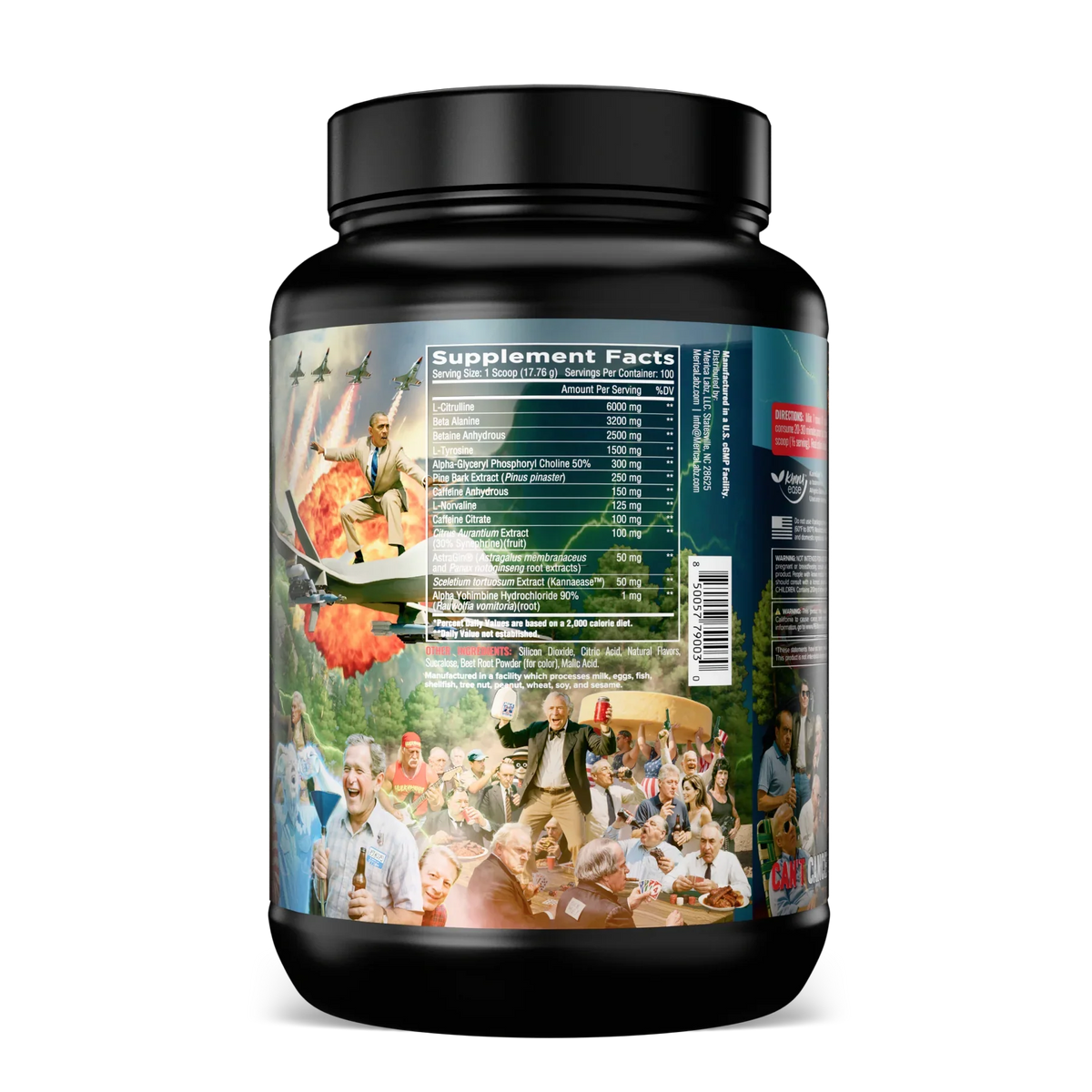 Merica Labz 1776 - Biggest Pre Workout 100 Servings