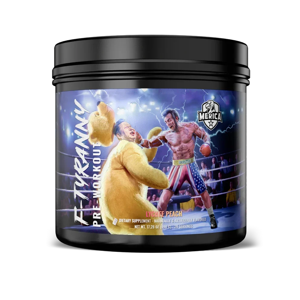 Merica Labz F-Tyranny Pre-Workout – High-Stim Energy, Focus, Pumps & Endurance