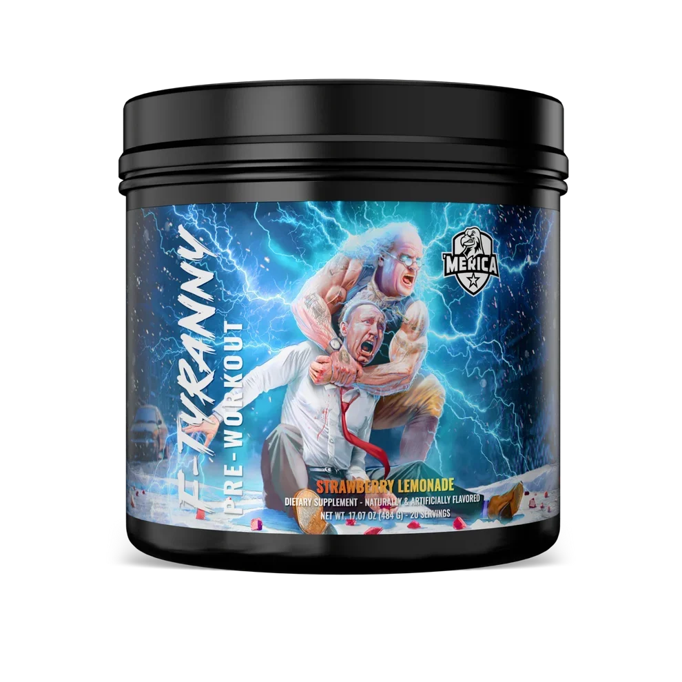 Merica Labz F-Tyranny Pre-Workout – High-Stim Energy, Focus, Pumps & Endurance