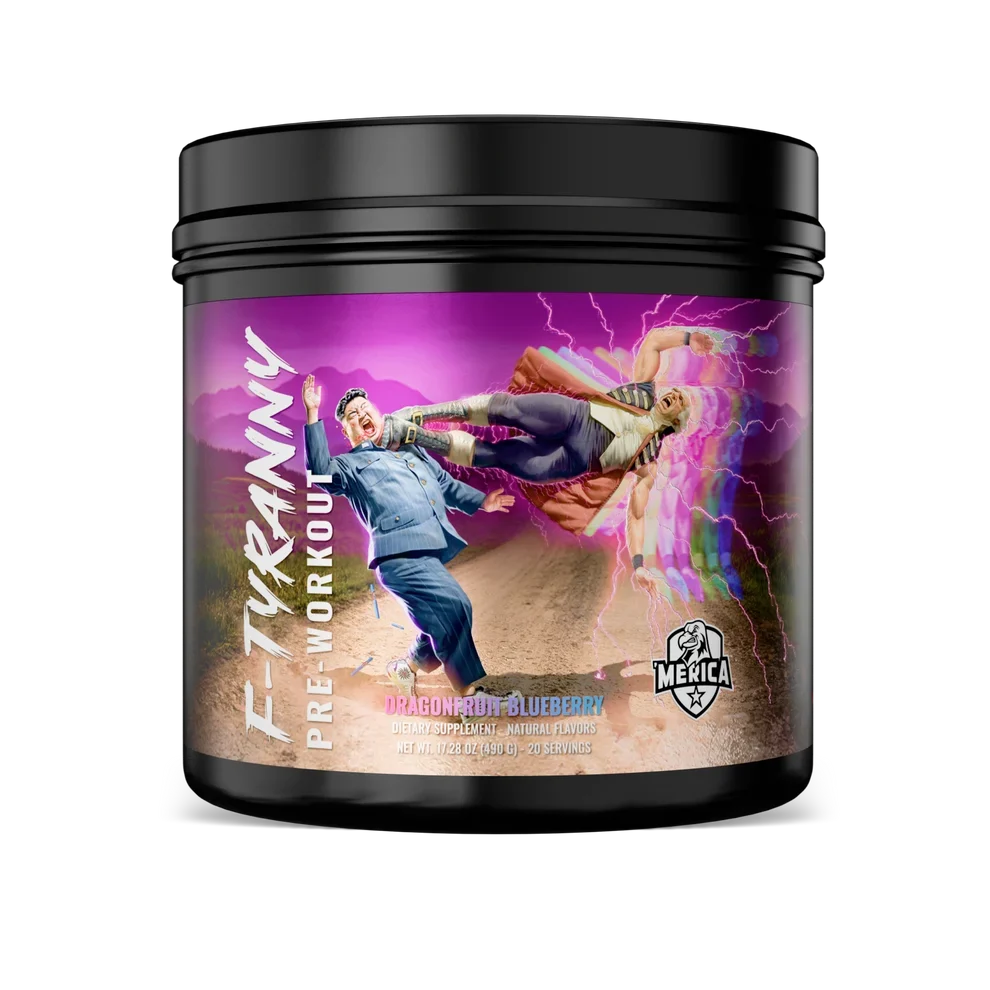 Merica Labz F-Tyranny Pre-Workout – High-Stim Energy, Focus, Pumps & Endurance