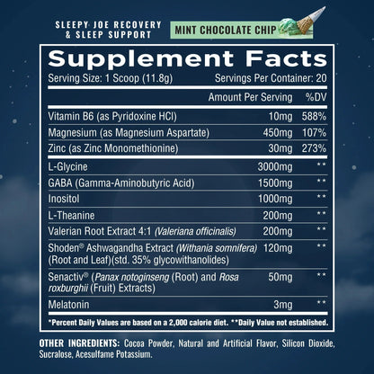 Merica Labz Sleepy Joe - Sleep & Recovery Formula