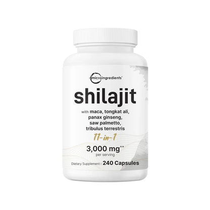Micro Ingredients Shilajit 11-in-1 3000mg – Botanical Complex | 240 Capsules