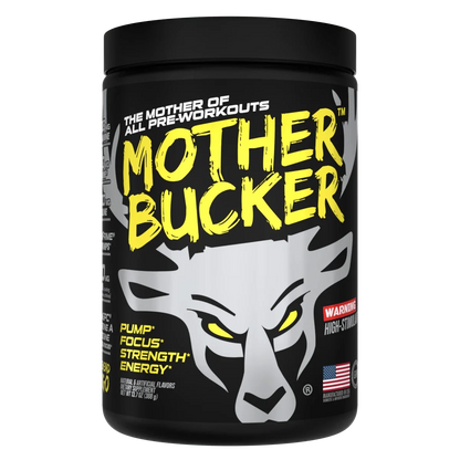 Bucked Up Mother Bucker Pre-Workout | 400mg Caffeine for Extreme Energy, Focus & Pumps