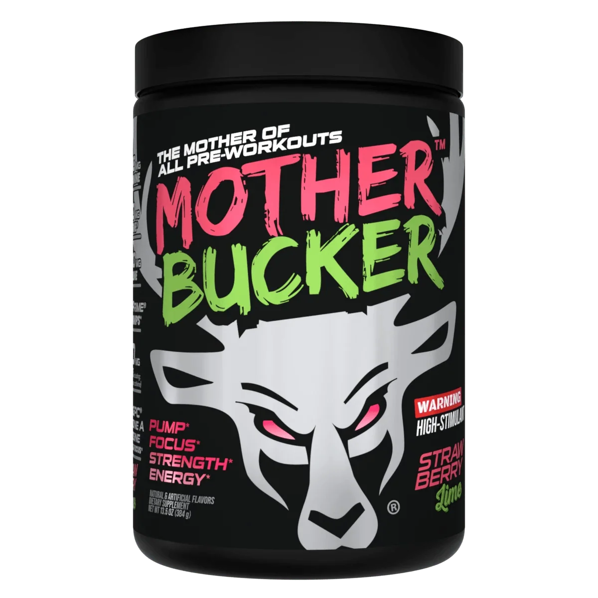 Bucked Up Mother Bucker Pre-Workout | 400mg Caffeine for Extreme Energy, Focus & Pumps