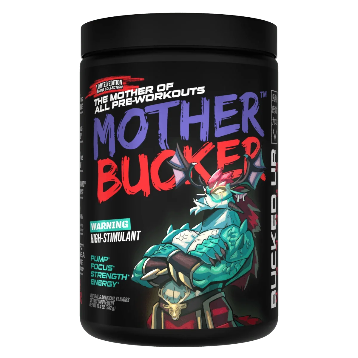 Bucked Up Mother Bucker Pre-Workout | 400mg Caffeine for Extreme Energy, Focus & Pumps