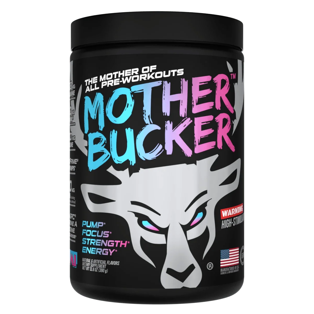 Bucked Up Mother Bucker Pre-Workout | 400mg Caffeine for Extreme Energy, Focus & Pumps