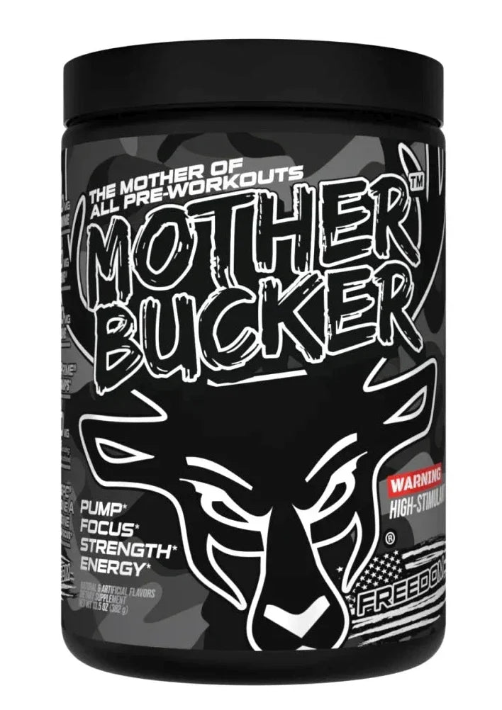 Bucked Up Mother Bucker Pre-Workout | 400mg Caffeine for Extreme Energy, Focus & Pumps