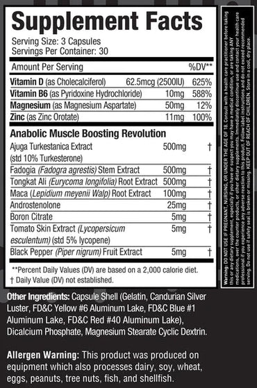 Muscle Sport Test Black Series 90 Caps