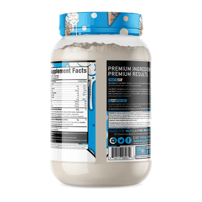 MuscleSport Lean Whey Iso Hydro with CLA, MCTs & L-Carnitine - 2lbs