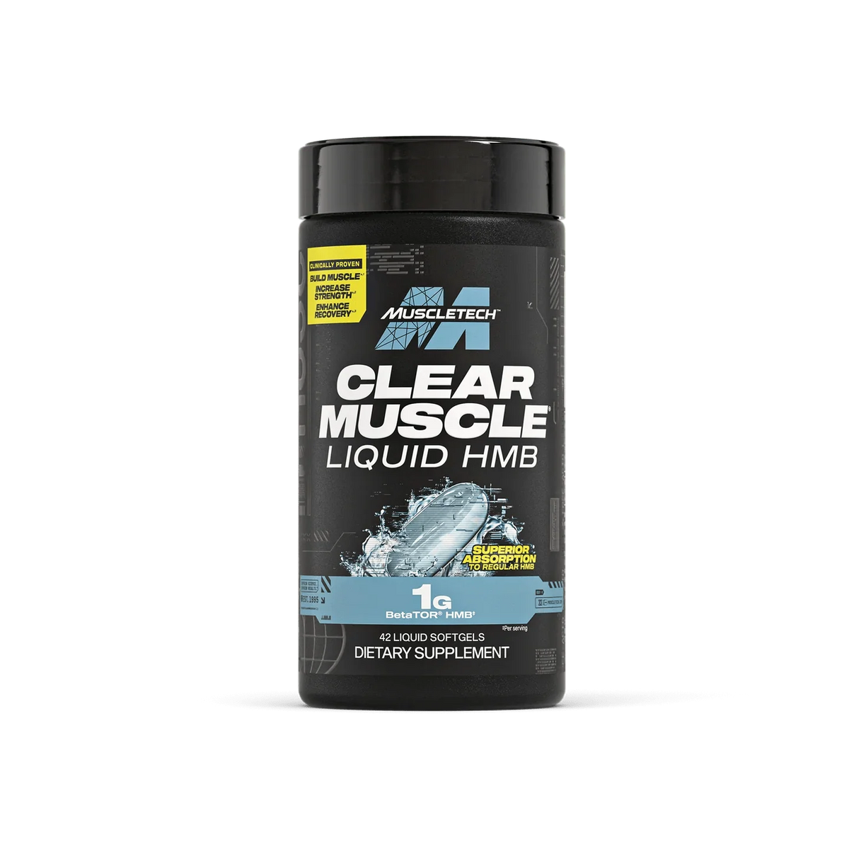 Muscletech Clear Muscle Liquid HMB -42 Liquid Softgels