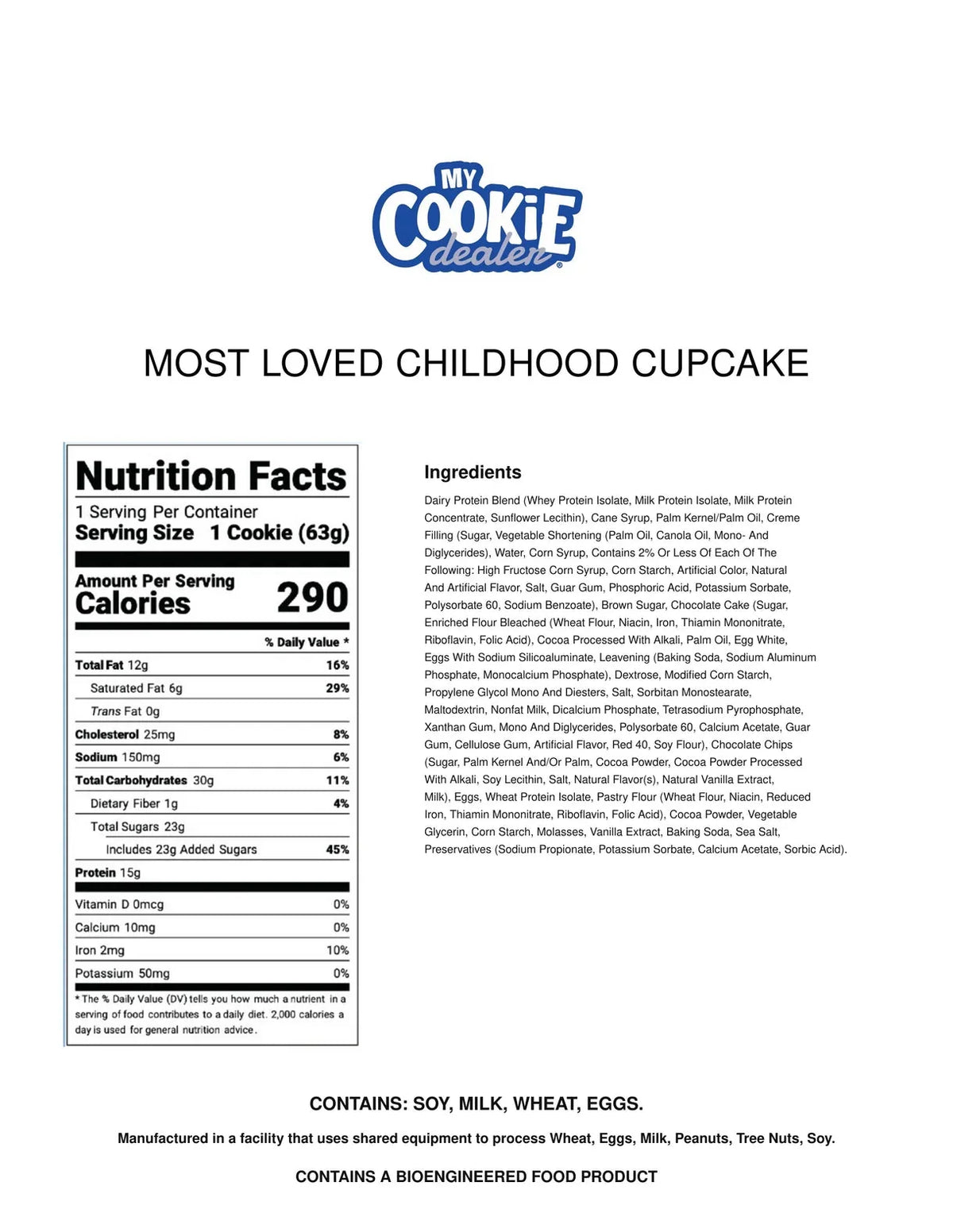 My Cookie Dealer Protein Cookies – Soft & Chewy Cookie