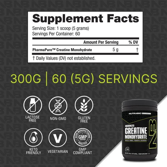 Nutrabio  Creatine Monohydrate