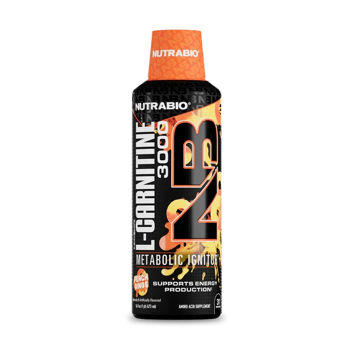 Nutrabio  LeanShots Liquid L-Carnitine Shot (3000mg)