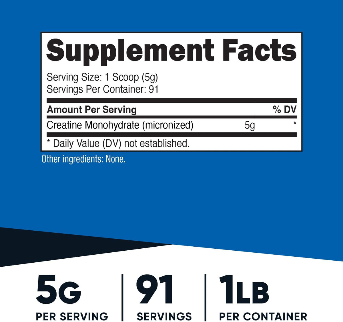 Nutricost Micronized Creatine Monohydrate Unflavored