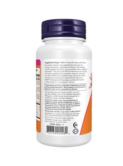 Now Coenzyme B-Complex 60 Veg Capsules