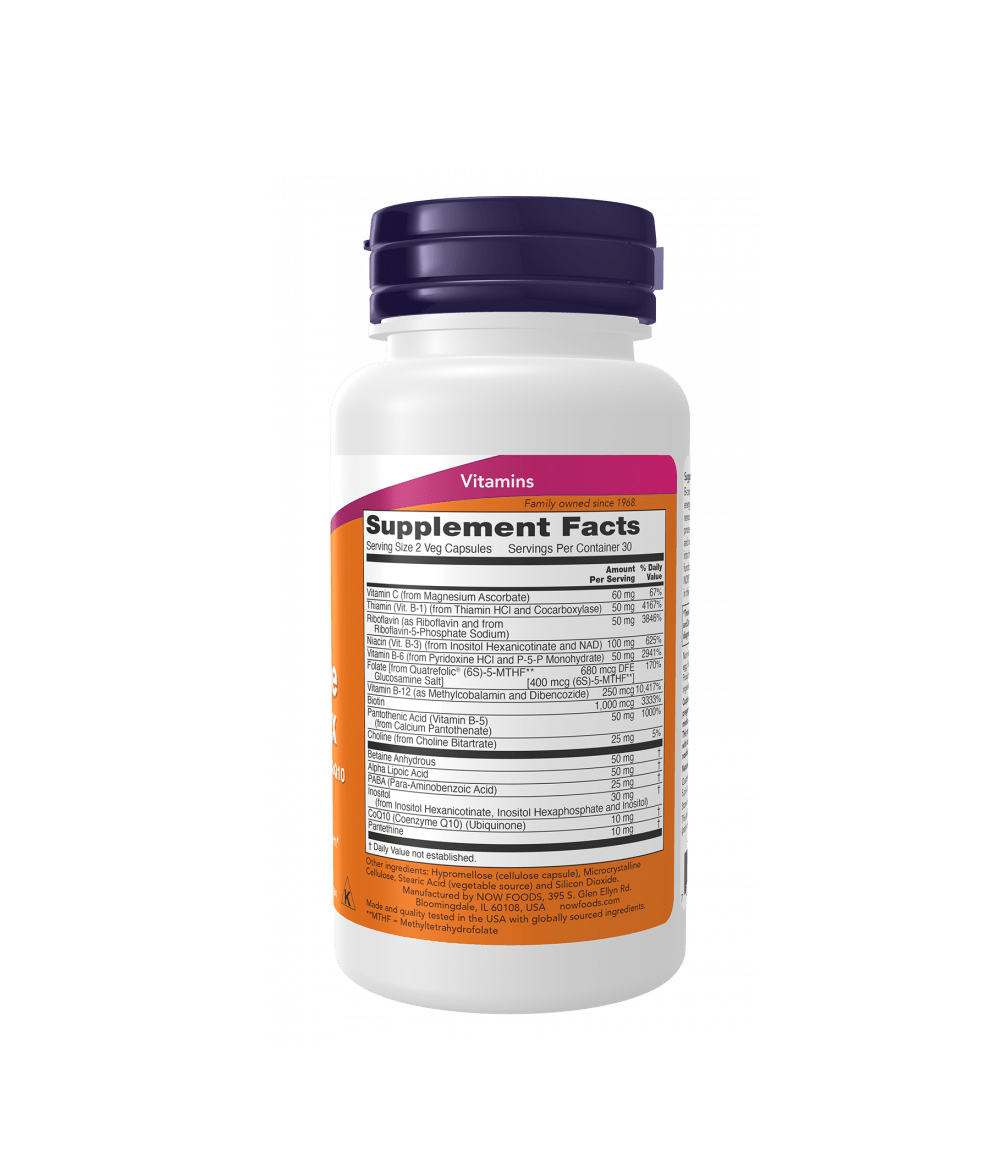 Now Coenzyme B-Complex 60 Veg Capsules