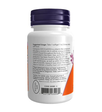 Now CoQ10 100 mg Softgels