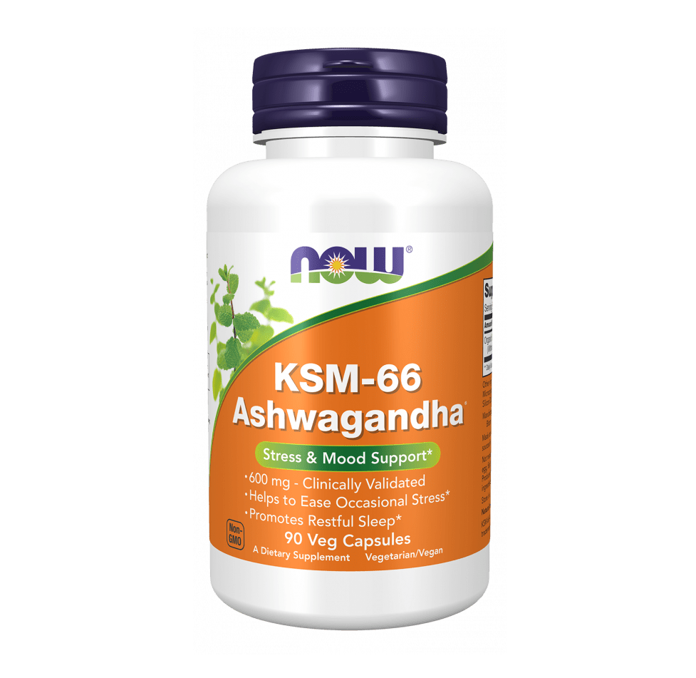 Now KSM-66 Ashwagandha® 90 Veg Capsules