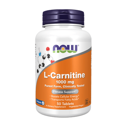 Now L-Carnitine 1000mg (50 tabs)