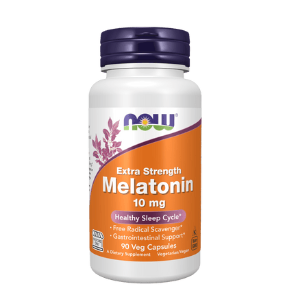 Now Melatonin, Extra Strength 10 mg - 100 Veg Capsules