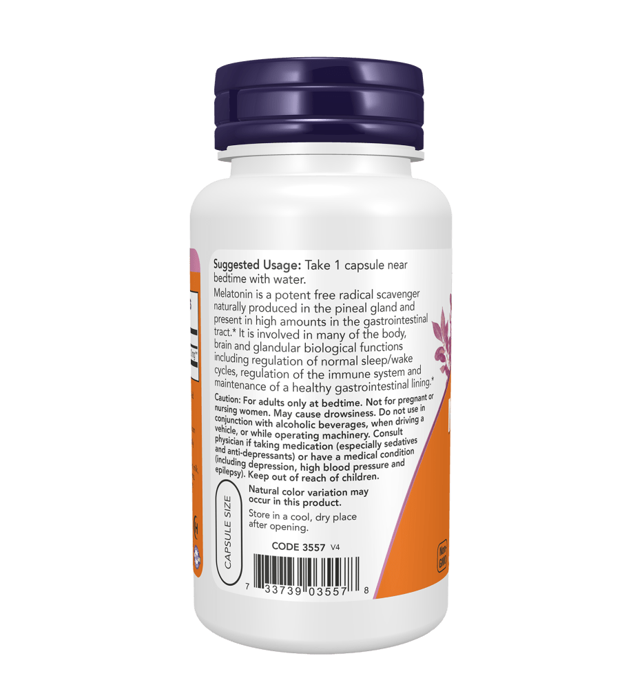 Now Melatonin, Extra Strength 10 mg - 100 Veg Capsules