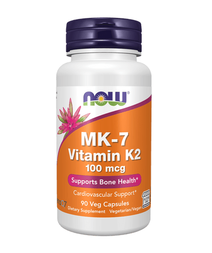 Now MK-7 Vitamin K2 100 mcg Veg Capsule