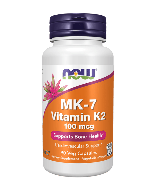 Now MK-7 Vitamin K2 100 mcg Veg Capsule
