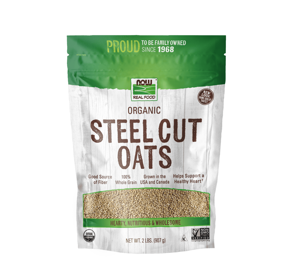 Now Steel Cut Oats Organic 2 Lbs