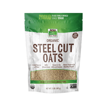 Now Steel Cut Oats Organic 2 Lbs