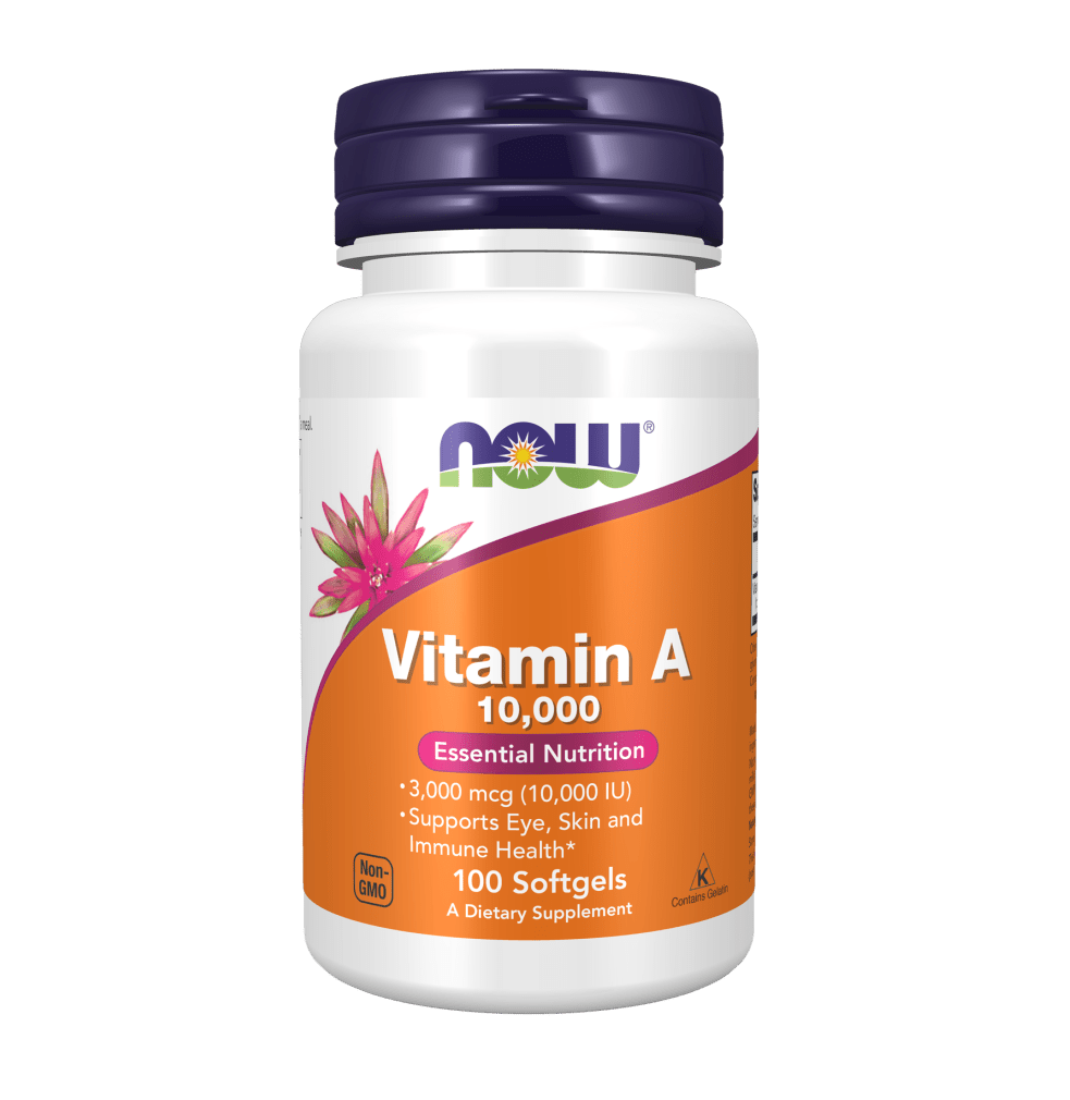 Now Vitamin-A 10000IU - 100 Softgels
