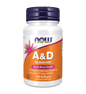 Now Vitamin A & D 10,000/400 IU Softgels -100 Softgels
