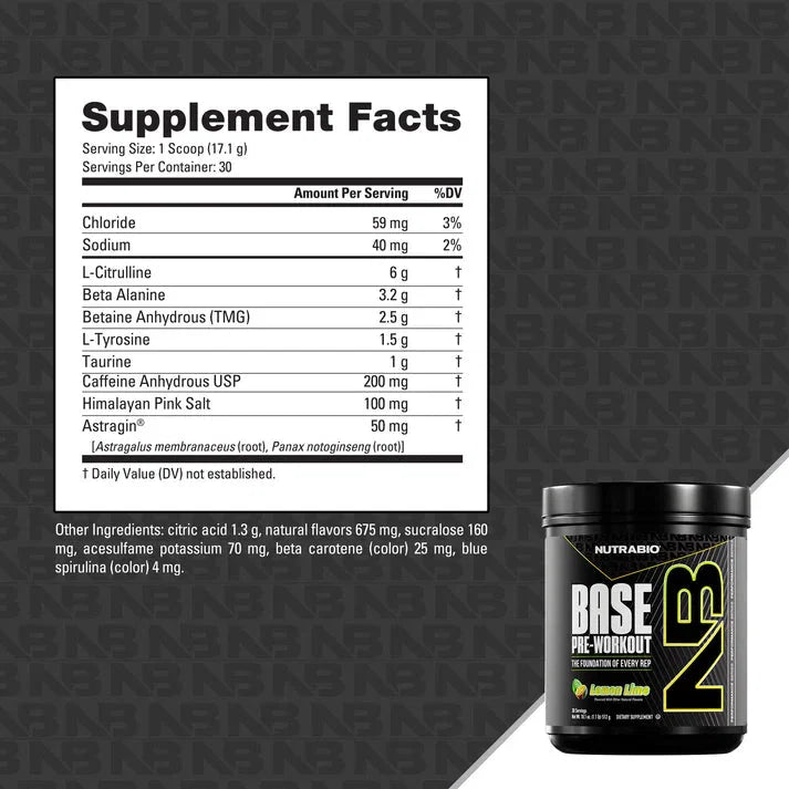 Nutrabio Base Preworkout