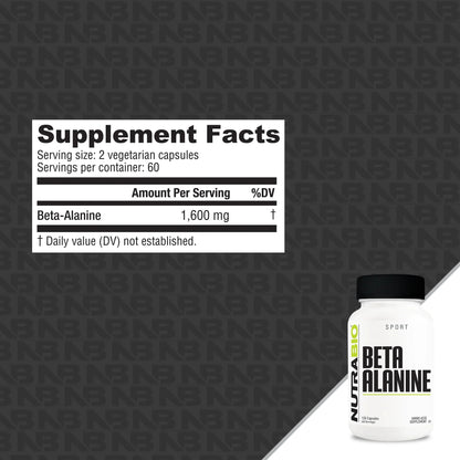 Nutrabio Beta Alanine (800mg)