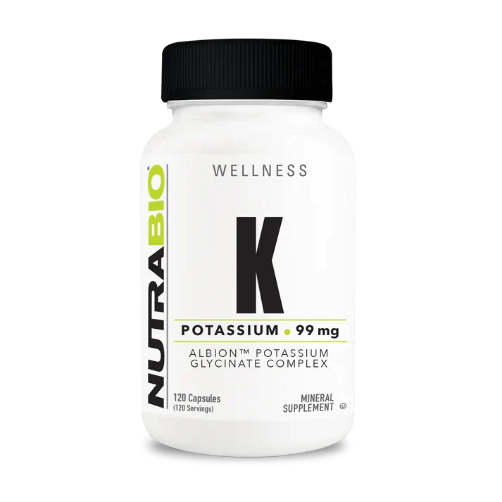 Nutrabio K - Potassium 99mg 120 Caps