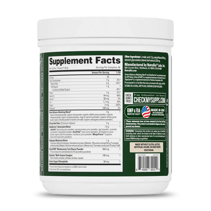 Nutrabio Mega Greens Daily Superfood & Mushrooms