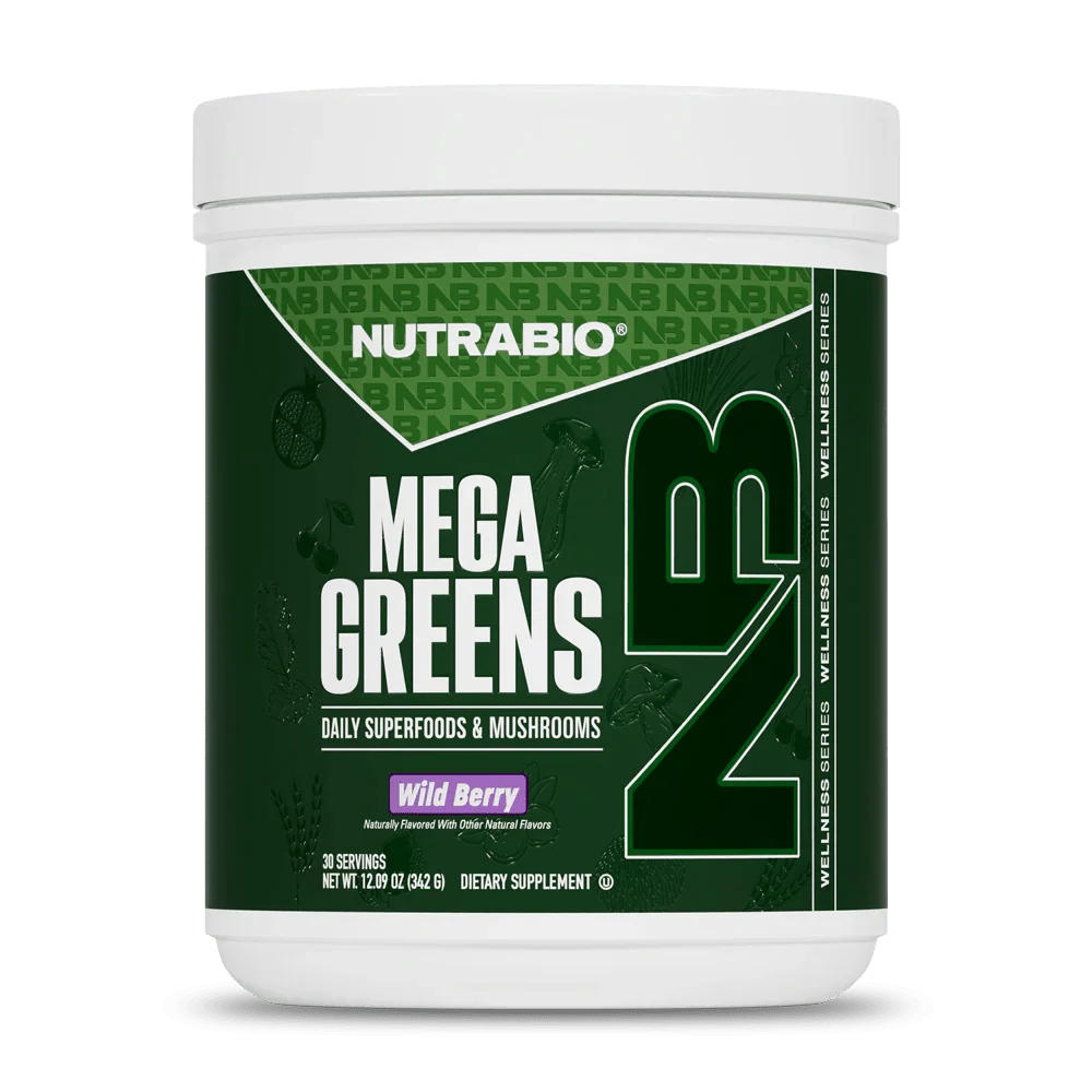 Nutrabio Mega Greens Daily Superfood & Mushrooms